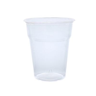 Πλαστικό ποτήρι διάφανο ιδανικό για αυτόματο πωλητή χωρητικότητας 200ml συσκευασία 100 τεμαχίων