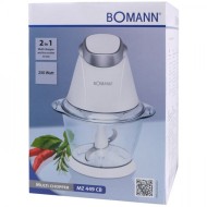 Multi Mixer πολυκόπτης χωρητικότητας 1L κατάλληλος για να θρυμματίζει πάγο MZ 449 WHITE BOMANN