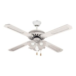 Ανεμιστήρας οροφής με 4 φώτα λευκός Φ130cm 70W 230V & 3 ταχύτητες για χώρους έως 15m² Ανεμιστήρας οροφής με 4 φώτα λευκός Φ130cm 70W 230V & 3 ταχύτητες για χώρους έως 15m²