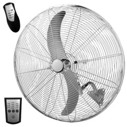 Ανεμιστήρας επίτοιχος 180W με τηλεχειριστήριο 2 φτερωτές και 3 επιλογές ταχύτητας