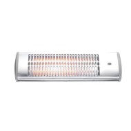 Θερμάστρα μπάνιου επίτοιχη ασημί 1200W 230V με 2 επιλογές ισχύος & προστασία υπερθέρμανσης Θερμάστρα μπάνιου επίτοιχη ασημί 1200W 230V με 2 επιλογές ισχύος & προστασία υπερθέρμανσης
