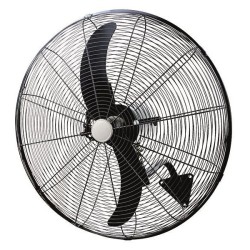 Ανεμιστήρας επίτοιχος βιομηχανικού τύπου μεταλλικός με κοντρόλ Φ56cm ισχύος 125W περιστρεφόμενος 90°