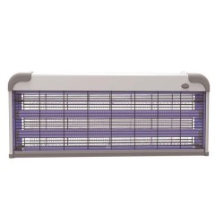 Ηλεκτρικό εντομοκτόνο σε γκρι χρώμα ισχύος 40W 220-240V με δίσκο περισυλλογής & γάντζο ανάρτησης