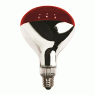 Λάμπα θερμάνσεως υπέρυθρης ακτινοβολίας με ντουί Ε27 250W κόκκινο χρώμα διαμέτρου 125mm