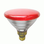 Λάμπα θέρμανσης E27 ισχύος 175W 220-240V κόκκινο χρώμα διαμέτρου 120mm Λάμπα θέρμανσης E27 ισχύος 175W 220-240V κόκκινο χρώμα διαμέτρου 120mm
