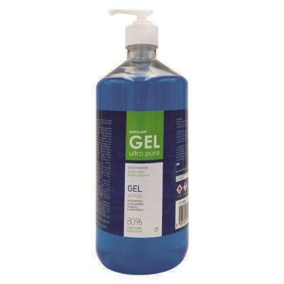 Αντισηπτικό gel χεριών 1L 80% αλκοόλη ανά 100gr με αντλία