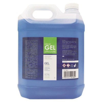 Αντισηπτικό gel χεριών 4L 80% αλκοόλη ανά 100gr