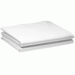 Σεντόνι ελληνικής κατασκευής καθαρών διαστάσεων 280x300cm σε λευκό χρώμα 144 κλωστές 52% βαμβάκι-48% πολυέστερ