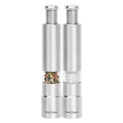 Μύλος για αλάτι και πιπέρι σετ 2 τεμαχίων απο ανοξείδωτο ατσάλι με μηχανική λειτουργία  PC-PSM 1160 PROFI COOK