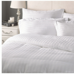 Μαξιλαροθήκη σατέν-ρίγα διαστάσεων 52x72cm 80%βαμβάκι-20%πολυέστερ πεννιέ 220 TC