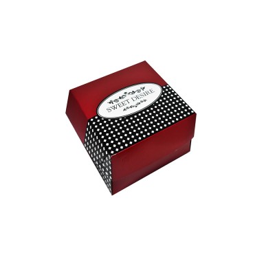 Κουτί ζαχαροπλαστικής με επίστρωση αλουμινίου SWEET DESIRE Νο3 διαστάσεων 12.5x15.5x8hcm