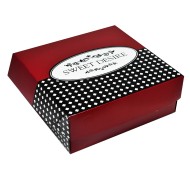 Κουτί ζαχαροπλαστικής με επίστρωση αλουμινίου SWEET DESIRE Νο15 διαστάσεων 25x25x8hcm Κουτί ζαχαροπλαστικής με επίστρωση αλουμινίου SWEET DESIRE Νο15 διαστάσεων 25x25x8hcm