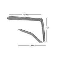 Πιαστράκι τραπεζομάντηλου ΙΝΟΧ με έλασμα Πιαστράκι τραπεζομάντηλου ΙΝΟΧ με έλασμα