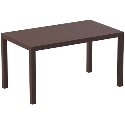 Τραπέζι του οίκου SIESTA σειρά Ares 140Χ80X75 σε μοντέρνο σχεδιασμό και όμορφο καφέ χρώμα ιδανικό για επαγγελματικούς χώρους