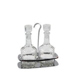 Σετ σερβιρίσματος λαδόξυδου με ανοξείδωτη βάση 18/0 και χειρολαβή μεταφοράς Νο2 METANO