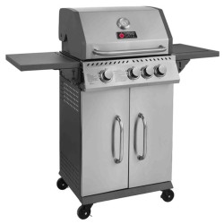 Ψησταριά υγραερίου GS GRILL ELITE 4+1 ΙΝΟΧ - 14,5 kW με αυτόματη ανάφλεξη και συλλέκτη για τα λίπη