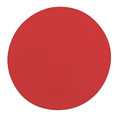 Κόκκινη Πλακα Κοπής Πίτσας Πολυαιθυλενίου  στρογγυλή Φ35x1 cm