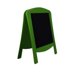 Ξύλινοs πίνακαs διπλόs Menu διαστάσεων 120x75cm χρώματος πράσινο