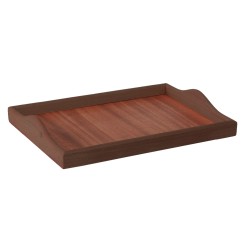 Δίσκοs παραμάνα διαστάσεων 35x45cm χρώμα σκούρο καφέ Ελληνικής κατασκευής