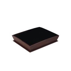 Ξύλινη ψωμιέρα κατάλληλη για μπουφέ διαστάσεων 45x37cm χρώμα σκούρο καφέ
