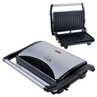 Τοστιέρα INOX με πλάκες grill και αυτόματη προσαρμογή για ομοιόμορφο αποτέλεσμα  STG-100 INOX LIFE Τοστιέρα INOX με πλάκες grill και αυτόματη προσαρμογή για ομοιόμορφο αποτέλεσμα  STG-100 INOX LIFE