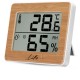 Ψηφιακό θερμόμετρο / υγρόμετρο εσωτερικού χώρου με bamboo πρόσοψη με δυνατότητα επιλογής μονάδας μέτρησης °C ή °F LIFE Gem Bamboo Edition