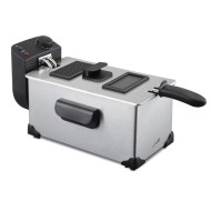Ανοξείδωτη φριτέζα χωρητικότητας 3L  2200W με περίβλημα και καπάκι κατασκευασμένα από ανοξείδωτο ατσάλι LIFE Friteza