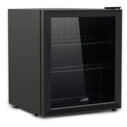 Ψυγείο βιτρίνα Mini Bar 46L επίπεδο θορύβου 38db με 2 αποσπώμενες χρωμιωμένες σχάρες