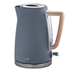 Premium design βραστήρας LIFE RITZ Grey 1.7L 2200W σε γκρι χρώμα με προστασία υπερθέρμανσης