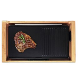 Ηλεκτρική γκριλιέρα Teppanyaki με πλαίσιο από bamboo 1800W LIFE JAPANESE GRILL