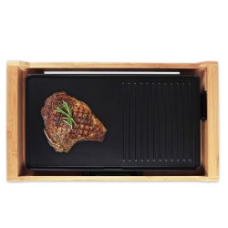 Ηλεκτρική γκριλιέρα Teppanyaki με πλαίσιο από bamboo 1800W LIFE JAPANESE GRILL