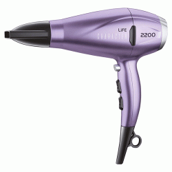 Σεσουάρ μαλλιών LIFE CHARACTER με AC μοτέρ 2200W και λειτουργία ιονισμού σε μωβ χρώμα