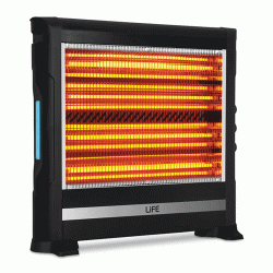 Ηλεκτρική θερμάστρα χαλαζία 2800W, με ανεμιστήρα και υγραντήρα