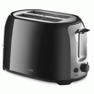 Αυτόματη φρυγανιέρα LIFE CRISPY BLACK 750W με 3 πλήκτρα ελέγχου για απόψυξη, αναθέρμανση & διακοπή Αυτόματη φρυγανιέρα LIFE CRISPY BLACK 750W με 3 πλήκτρα ελέγχου για απόψυξη, αναθέρμανση & διακοπή