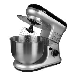 Κουζινομηχανή με inox κάδο μίξης χωρητικότητας 5L 1200W σε μαύρο-γκρι χρώμα  LIFE Sous Chef GALLERY