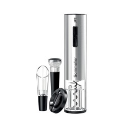 Επαναφορτιζόμενο ηλεκτρικό ανοιχτήρι κρασιού με 3 αξεσουάρ LIFE SOMMELIER Επαναφορτιζόμενο ηλεκτρικό ανοιχτήρι κρασιού με 3 αξεσουάρ LIFE SOMMELIER