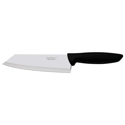Μαχαίρι κοπής λαχανικών με φαρδιά λάμα μήκους 15cm και μαύρη λαβή TRAMONTINA