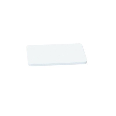 Πλάκα κοπής πολυπροπυλένιου 45x30x1,2hcm με σήμα καταλληλότητας τροφίμων σε λευκό χρώμα
