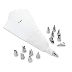 Κορνέ σετ με 14 μύτες και σακούλα σαντιγύς Ιταλίας