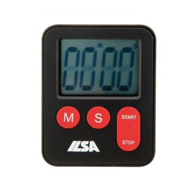 Χρονόμετρο τσέπης κουζίνας ψηφιακό με μαγνήτη λειτουργεί με μπαταρία ΑΑΑ (δεν περιλαμβάνεται)