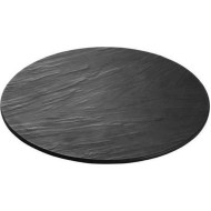 Πλάκα από φυσικό σχιστόλιθο στρόγγυλη με διάμετρο Ø26cm