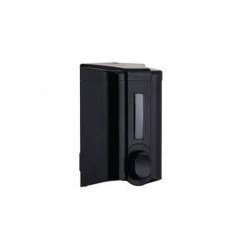 Συσκευή κρεμοσάπουνου σε μαύρο χρώμα 1000ml διαστάσεων 11x11x20hcm