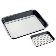 Σχάρα ΙΝΟΧ διαστάσεων 32x23cm κατάλληλη για το ταψί D-23-11-006 Σχάρα ΙΝΟΧ διαστάσεων 32x23cm κατάλληλη για το ταψί D-23-11-006