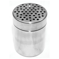 Αχνορίχτης με μεγάλες τρύπες ΙΝΟΧ διαστάσεων Ø7x9,5hcm