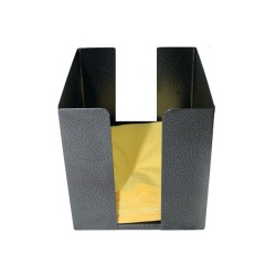 Χαρτοπετσετοθήκη με διάσταση 15x15x18hcm σφυρήλατη Χαρτοπετσετοθήκη με διάσταση 15x15x18hcm σφυρήλατη