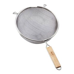 Σουρωτήρι INOX με διπλή σίτα διαστάσεων Ø12cm