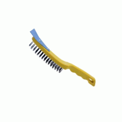 Συρματόβουρτσα πλαστική με ξύστρα