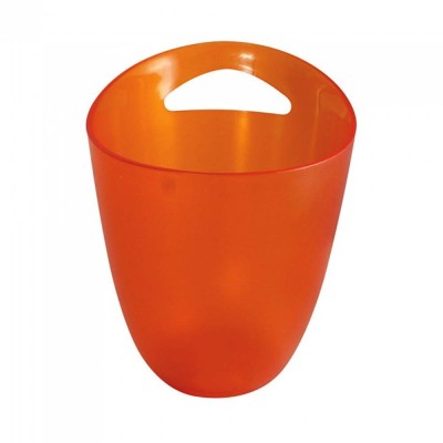 Σαμπανιέρα ακρυλική χωρητικότητας 4lit σε πορτοκαλί χρώμα διαστάσεων Ø20x24cm