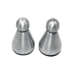 Αλατοπίπερο σετ μίνι ΙΝΟΧ διαστάσεων Ø3,2x5hcm