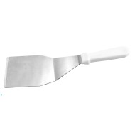 Σπάτουλα σπαστή με λευκή πλαστική λαβή διαστάσεων 10,5x14 cm